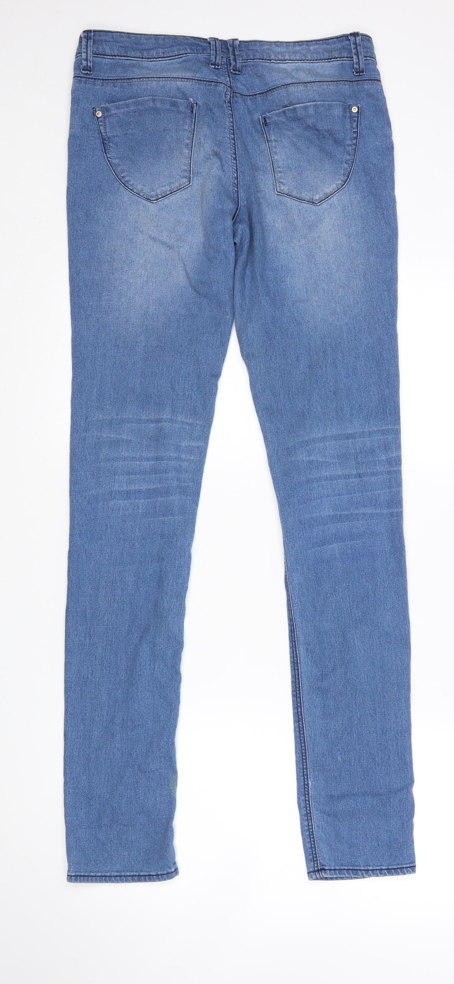 Denim CO Womens Blue   Skinny Jeans Size 10 L32 in