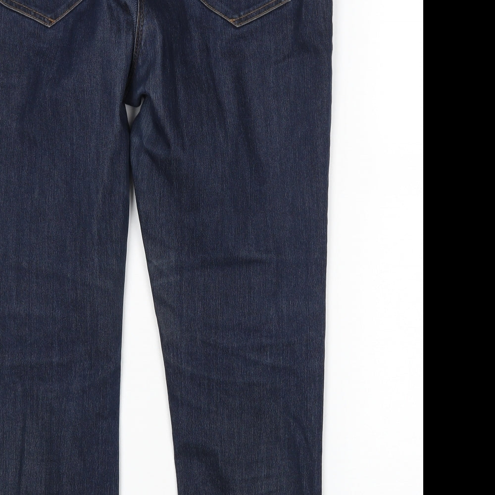George Womens Blue   Cropped Jeans Size 14 L24 in