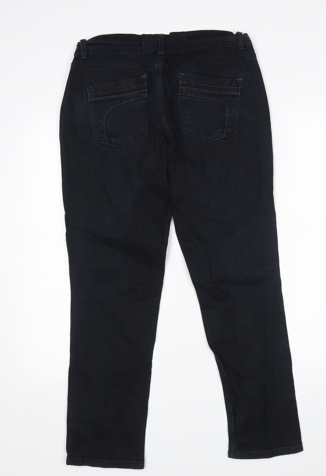 NEXT Womens Black   Skinny Jeans Size 14 L28 in