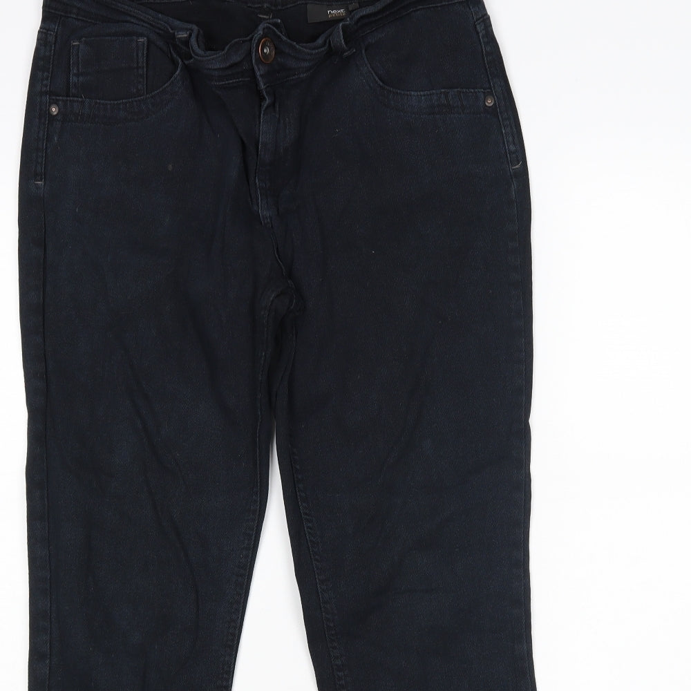 NEXT Womens Black   Skinny Jeans Size 14 L28 in
