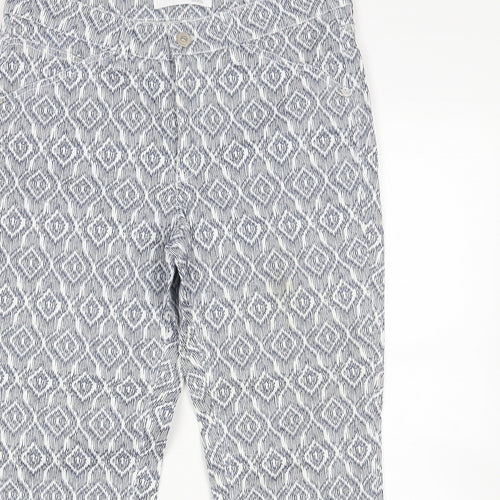 Mac Womens Multicoloured Argyle/Diamond  Straight Jeans Size 34 in L26 in