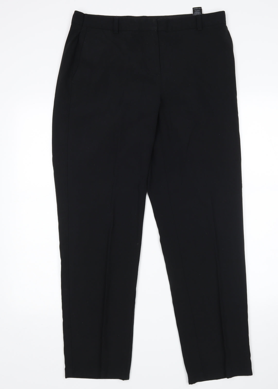 M&S Womens Black   Trousers  Size 14 L30 in