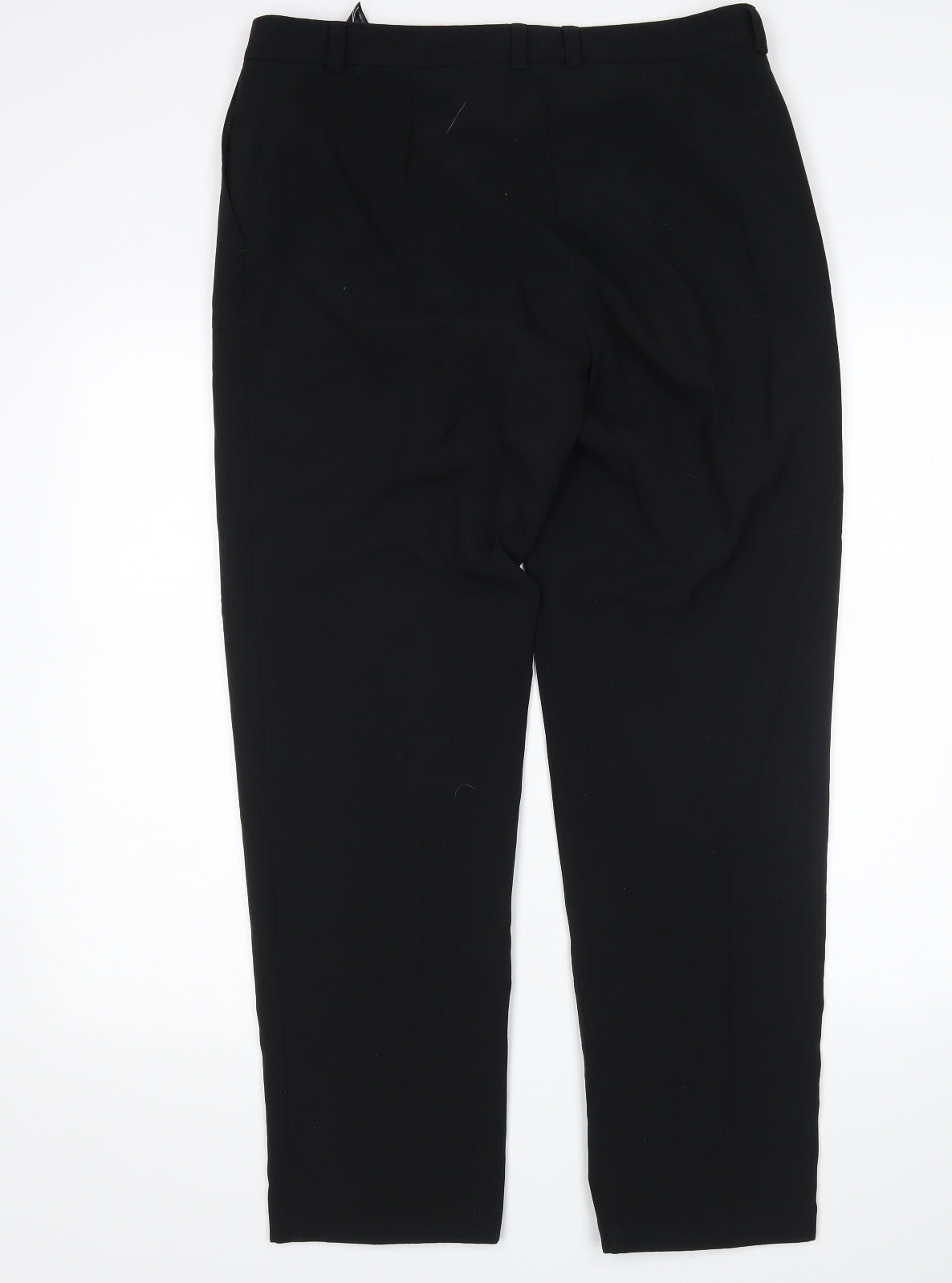 M&S Womens Black   Trousers  Size 14 L30 in