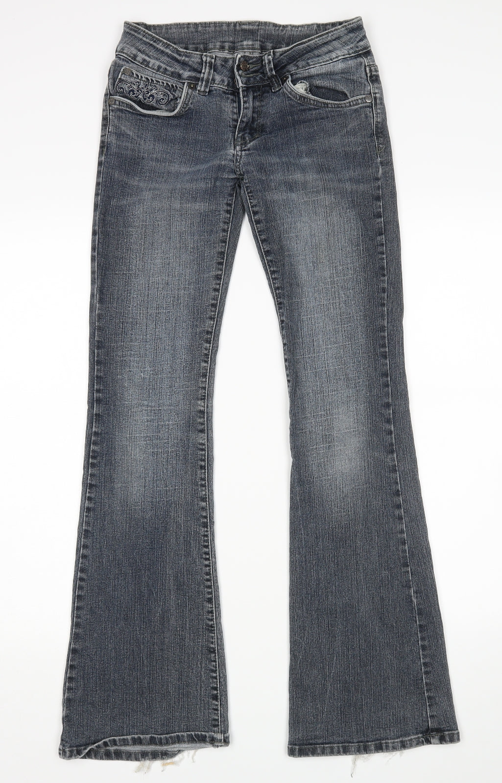 Preworn Womens Blue   Bootcut Jeans Size 8 L31 in