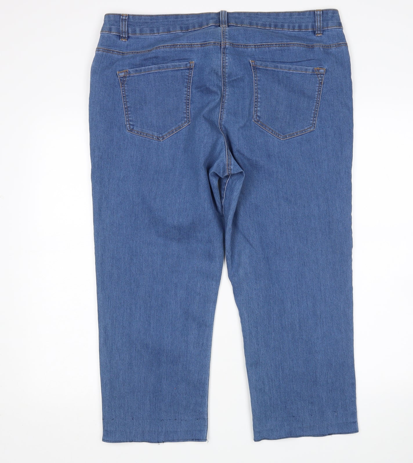 Bonmarche Womens Blue   Cropped Jeans Size 18 L24 in