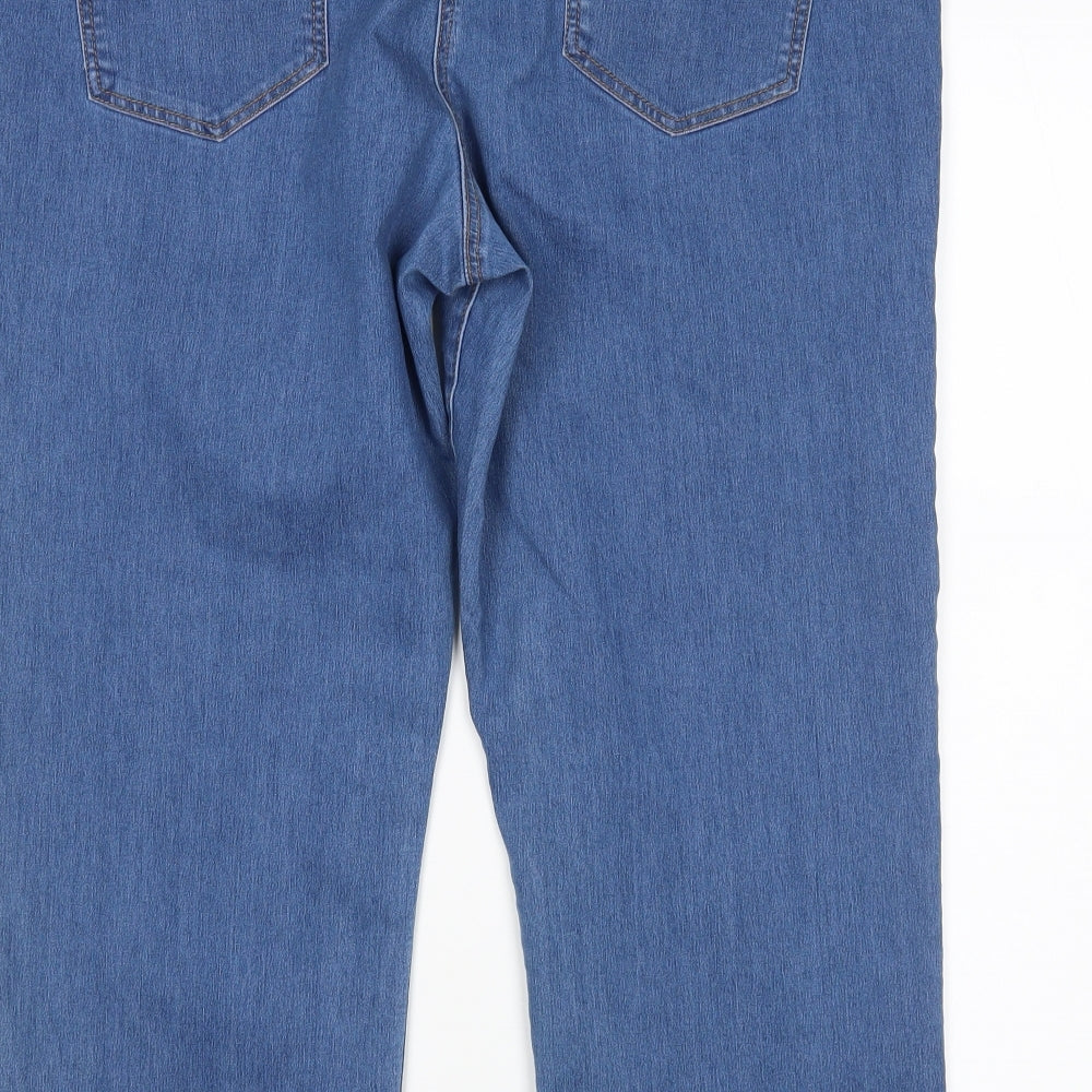 Bonmarche Womens Blue   Cropped Jeans Size 18 L24 in