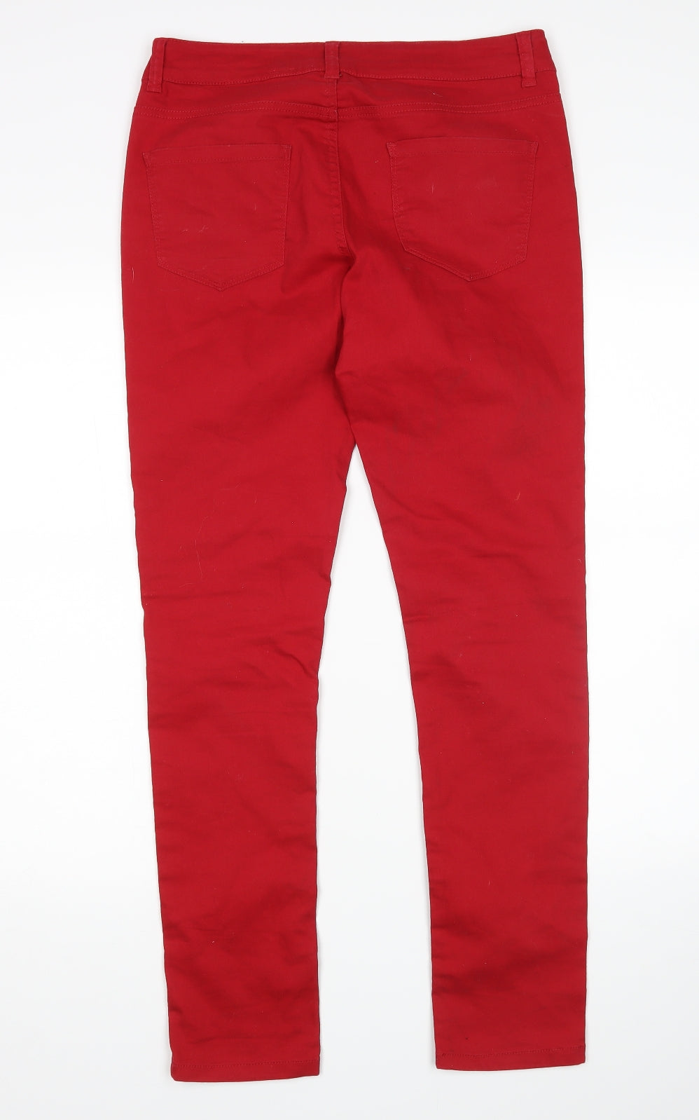 YESYES Womens Red   Skinny Jeans Size 10 L30 in