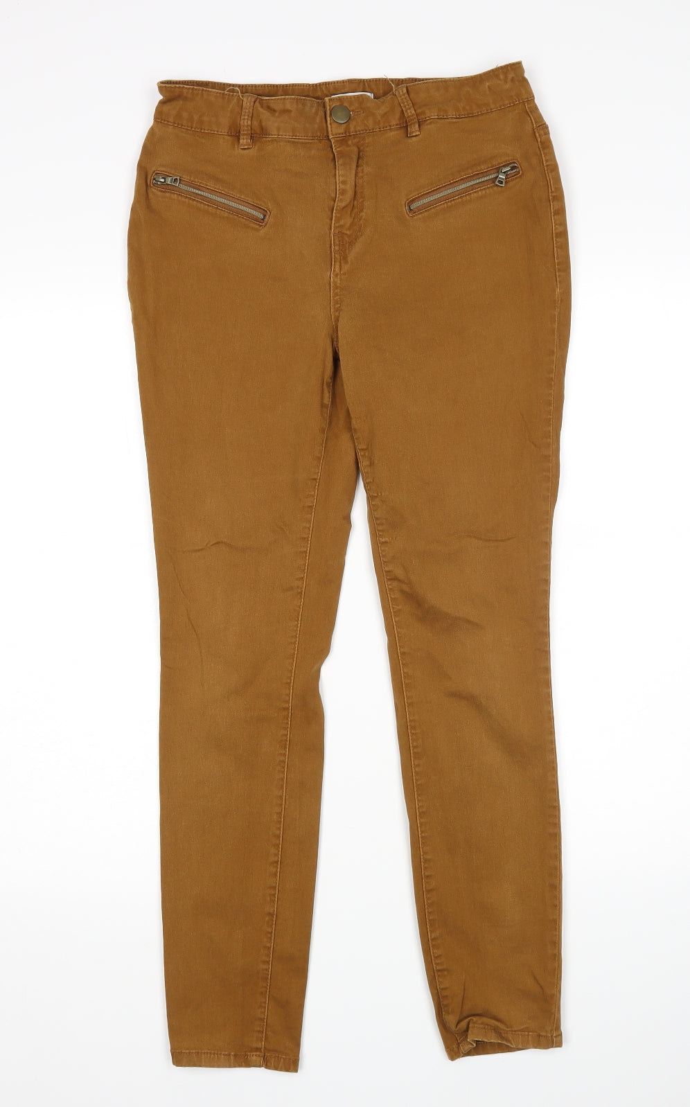 TU Womens Brown   Skinny Jeans Size 12 L27 in