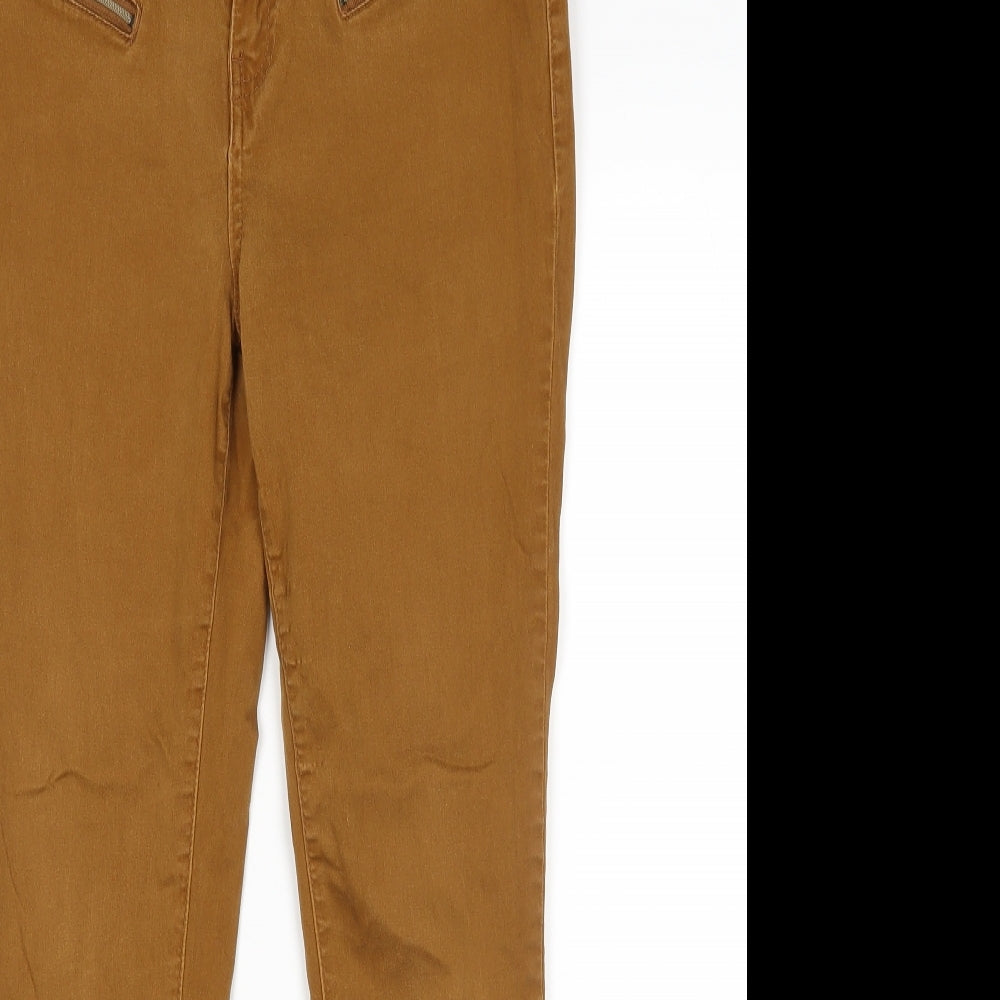 TU Womens Brown   Skinny Jeans Size 12 L27 in