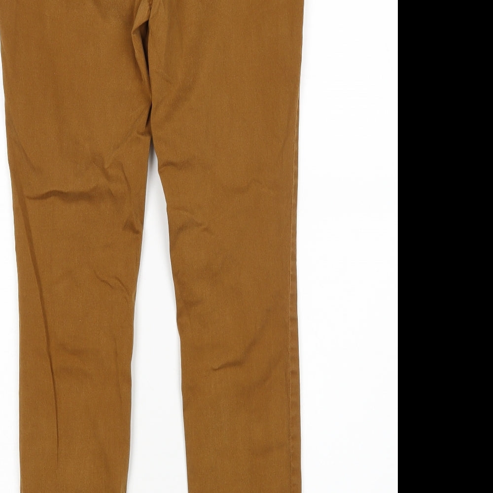 TU Womens Brown   Skinny Jeans Size 12 L27 in