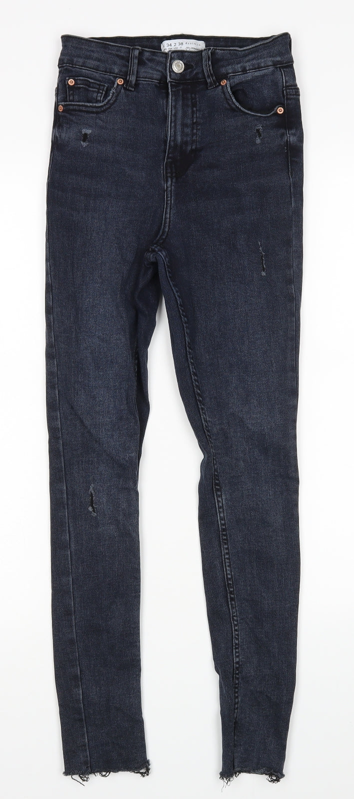 Denim Co Womens Blue Skinny Jeans Size 6 L27 in