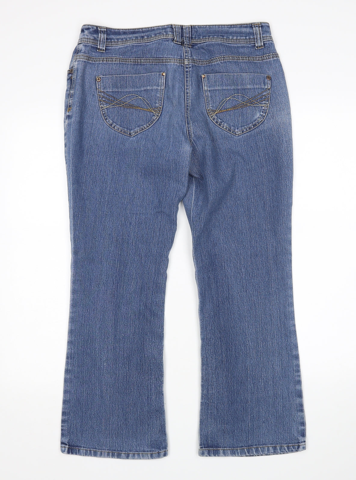BHS Womens Blue   Bootcut Jeans Size 12 L26 in
