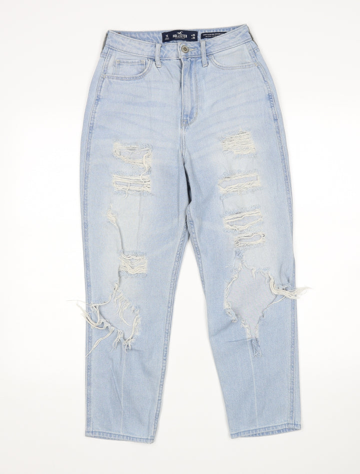 Hollister Womens Blue Mom Jeans Size 25 in L25 in
