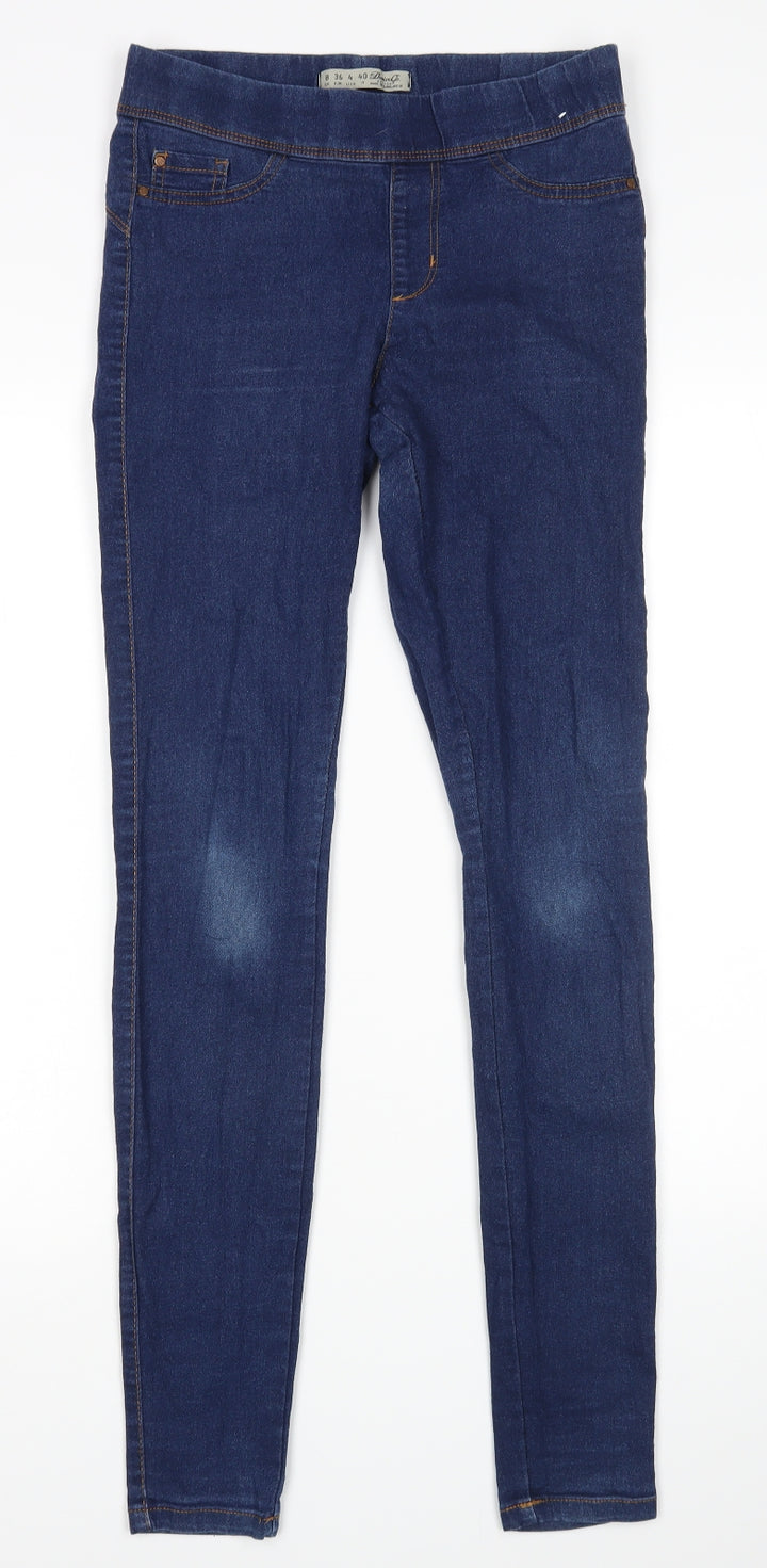 Denim Co Womens Blue Jegging Jeans Size 8 L31 in