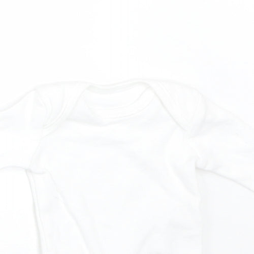Primark Baby White   Babygrow One-Piece Size Newborn