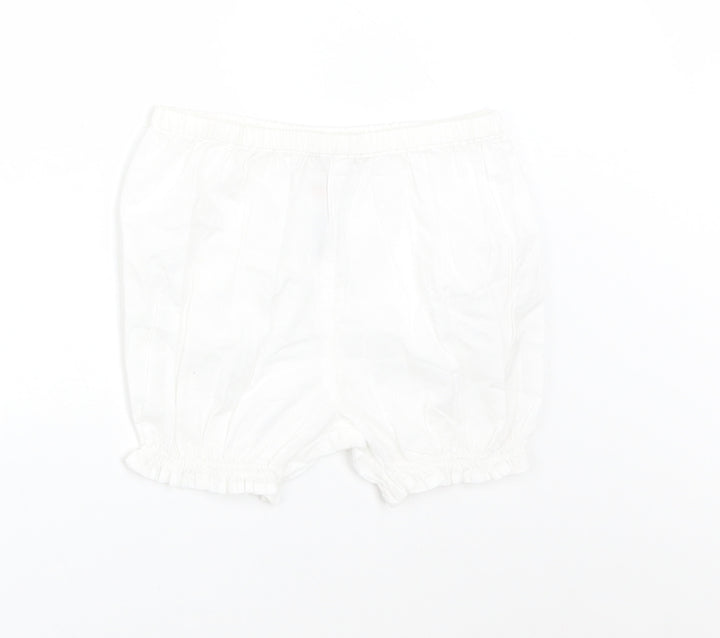 Nutmeg Baby White    Trousers Size 3-6 Months