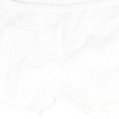 Nutmeg Baby White    Trousers Size 3-6 Months