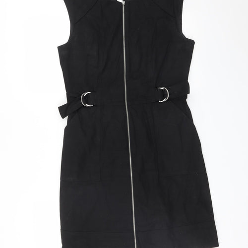 Oasis Womens Black   Pencil Dress  Size 12