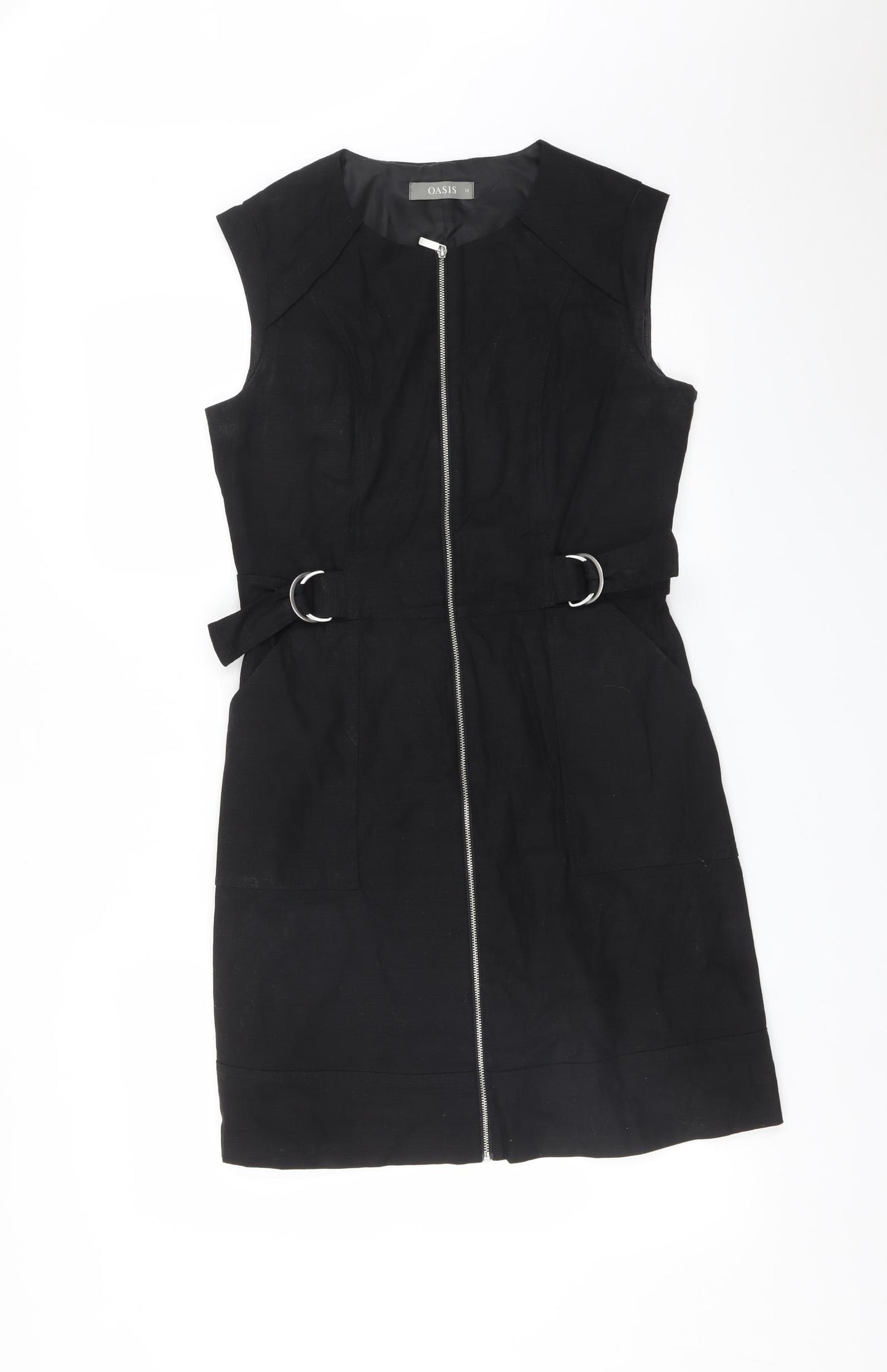 Oasis Womens Black   Pencil Dress  Size 12