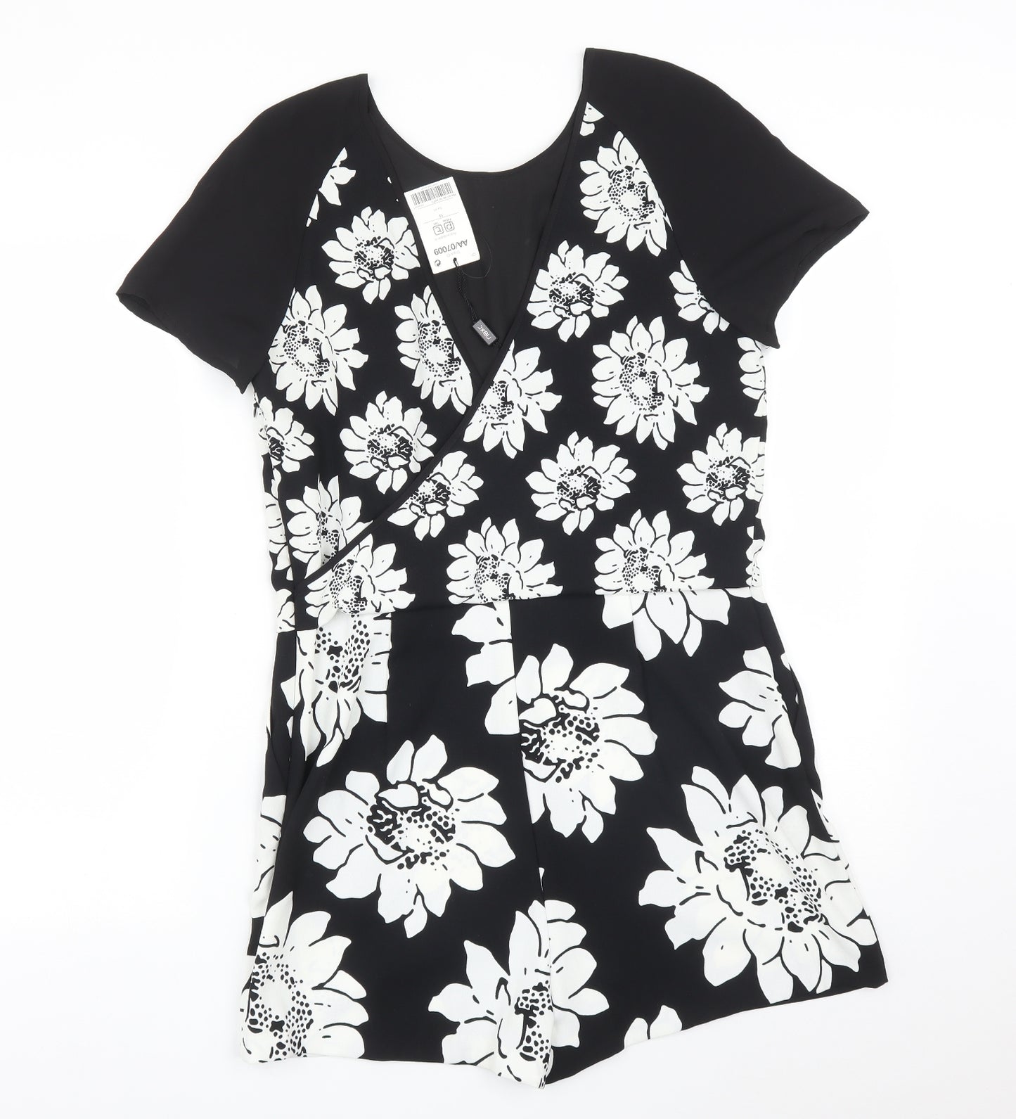 NEXT Womens Multicoloured Floral  Playsuit One-Piece Size 12