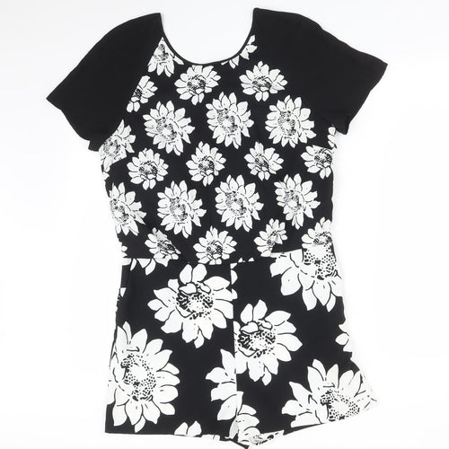 NEXT Womens Multicoloured Floral  Playsuit One-Piece Size 12