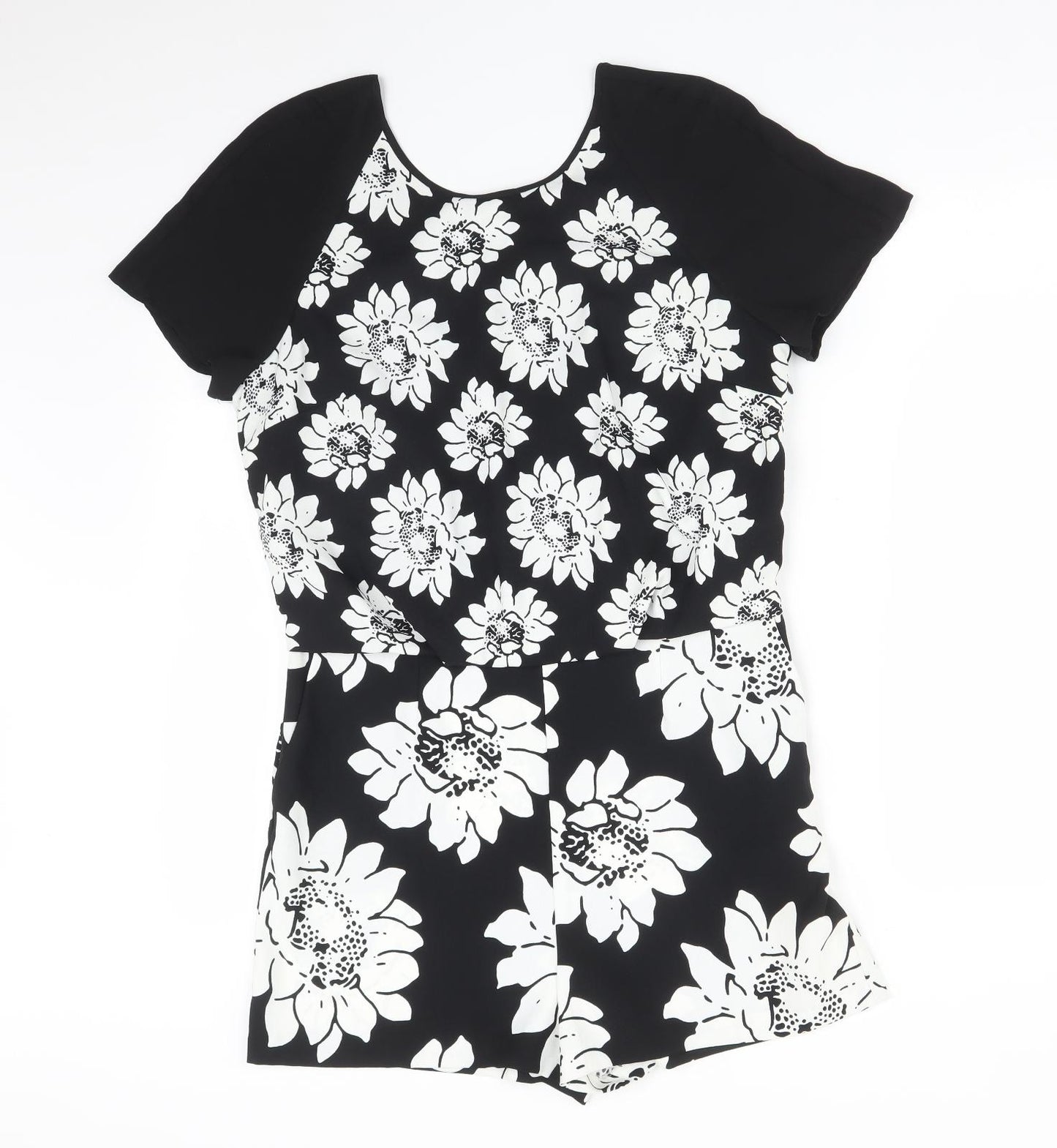 NEXT Womens Multicoloured Floral  Playsuit One-Piece Size 12