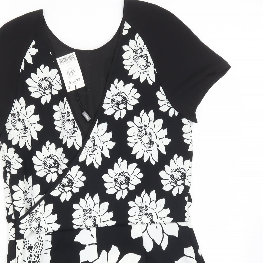 NEXT Womens Multicoloured Floral  Playsuit One-Piece Size 12