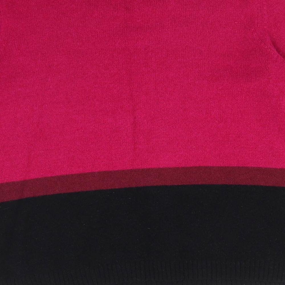 Olsen Womens Multicoloured Colourblock  Pullover Sweatshirt Size 14