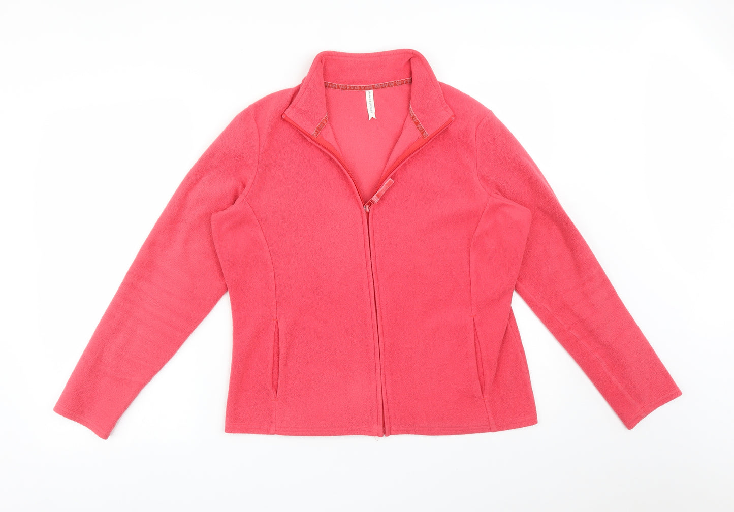 M&S Womens Pink  Fleece Jacket  Size 14