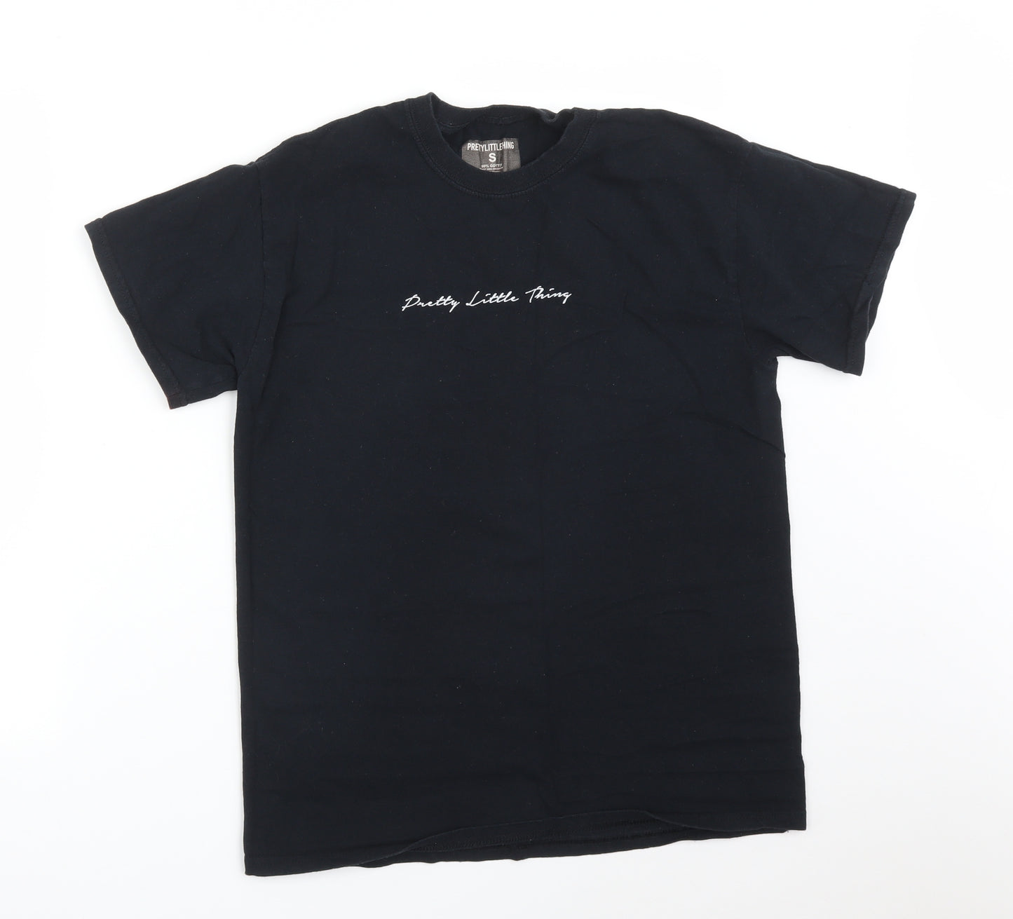 PRETTYLITTLETHING Womens Black   Basic T-Shirt Size S  - Pretty Little Thing
