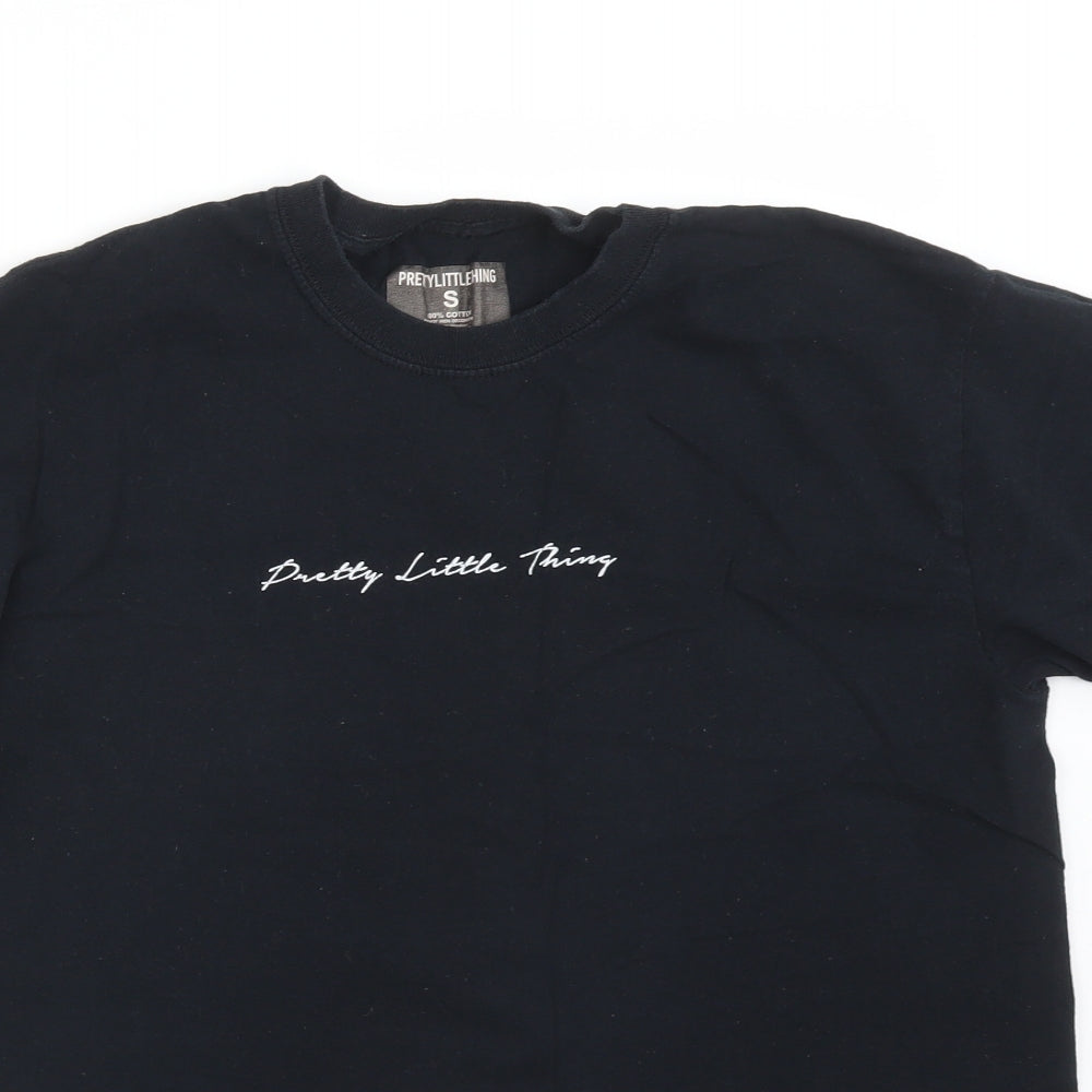 PRETTYLITTLETHING Womens Black   Basic T-Shirt Size S  - Pretty Little Thing