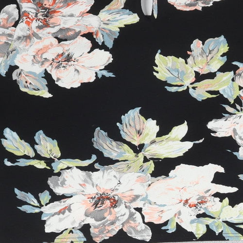 New Look Womens Multicoloured Floral  Basic T-Shirt Size 8