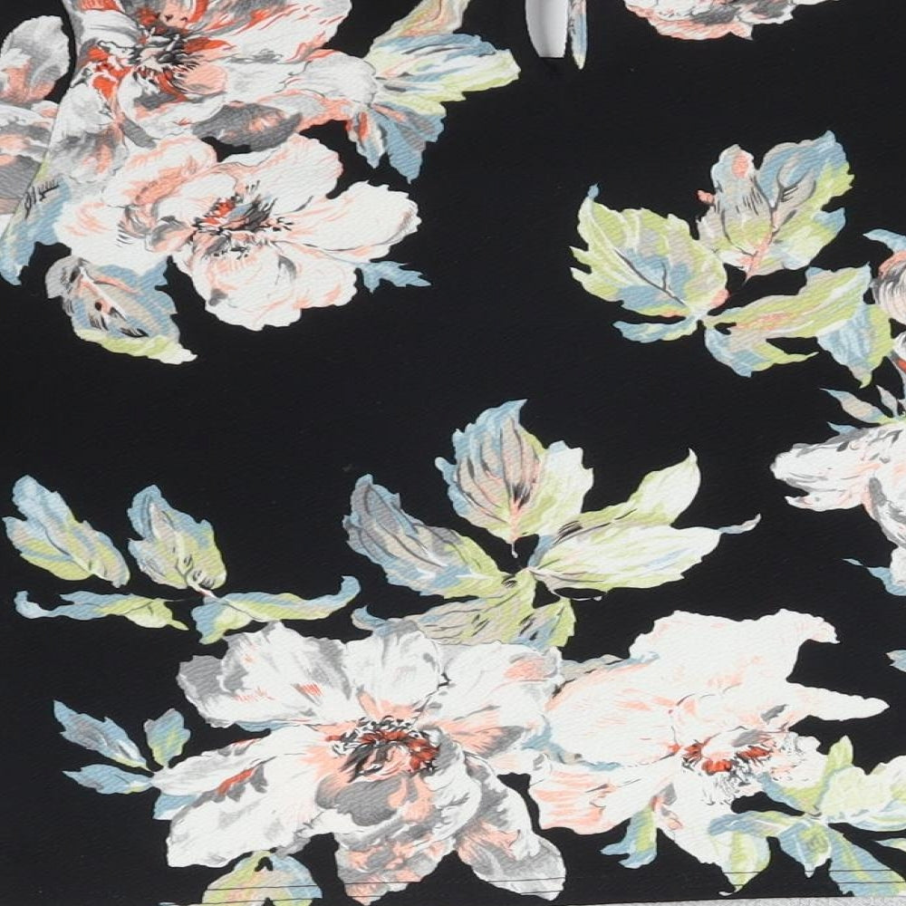 New Look Womens Multicoloured Floral  Basic T-Shirt Size 8
