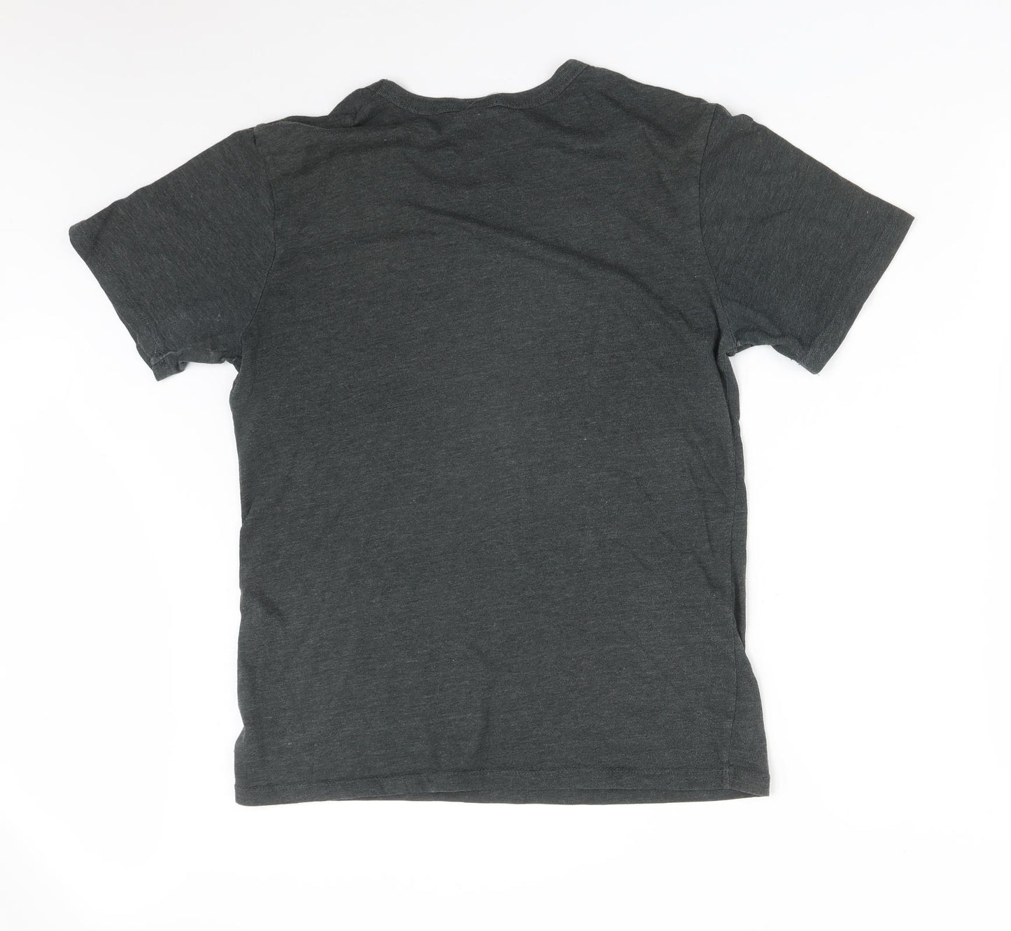 Utility Mens Grey    T-Shirt Size M  - SKULL AND CROSSBONES