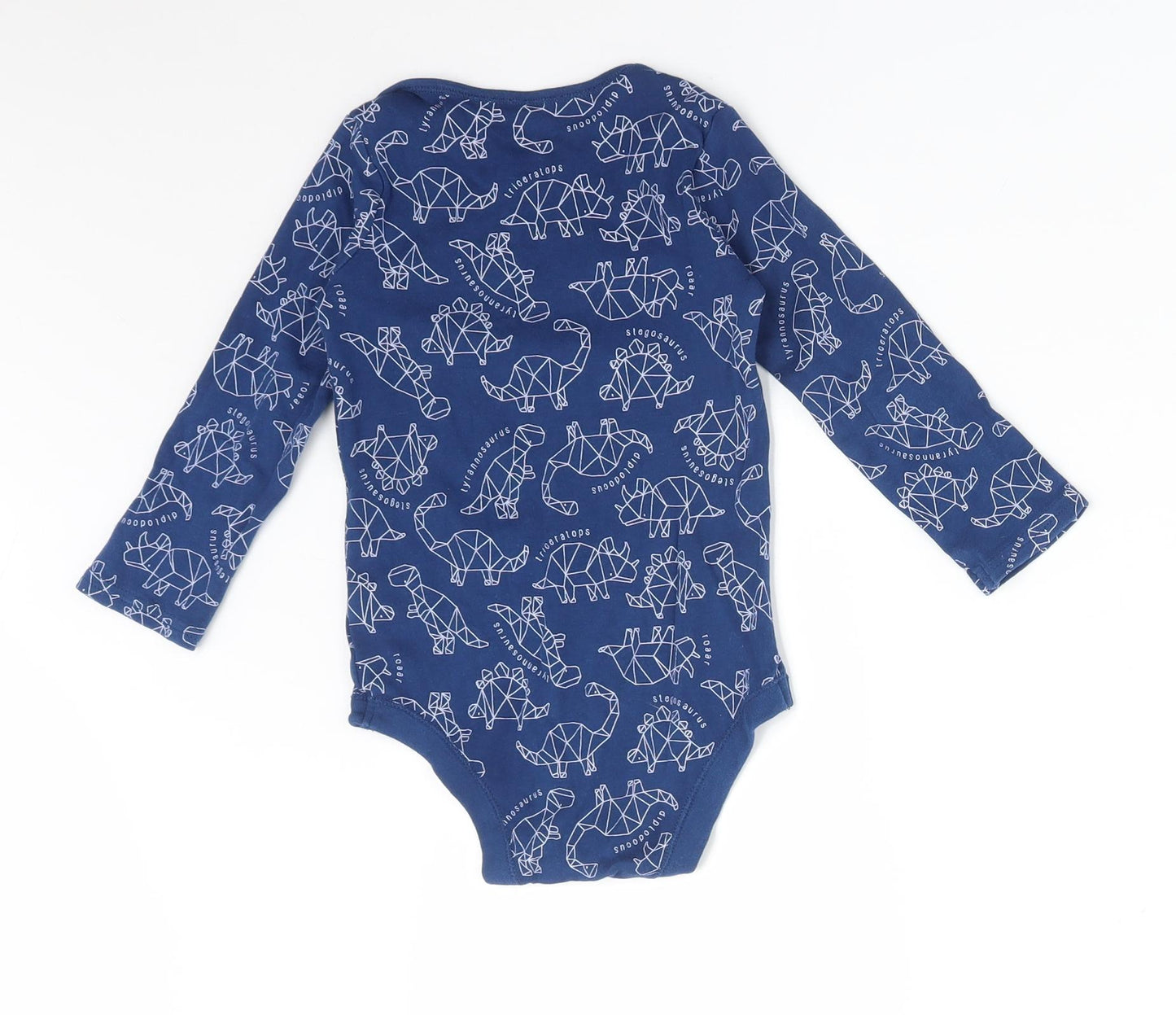 TU Baby Blue   Babygrow One-Piece Size 18-24 Months  - DINOSAURS