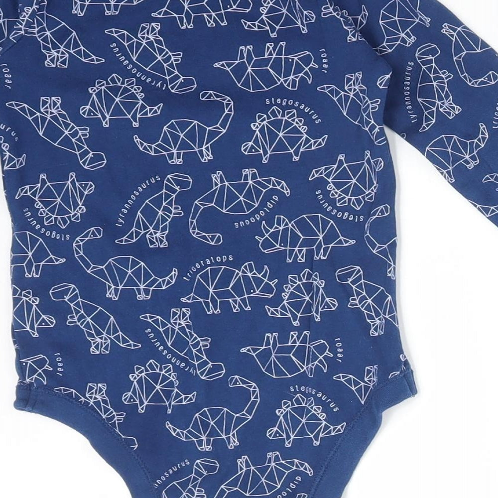 TU Baby Blue   Babygrow One-Piece Size 18-24 Months  - DINOSAURS