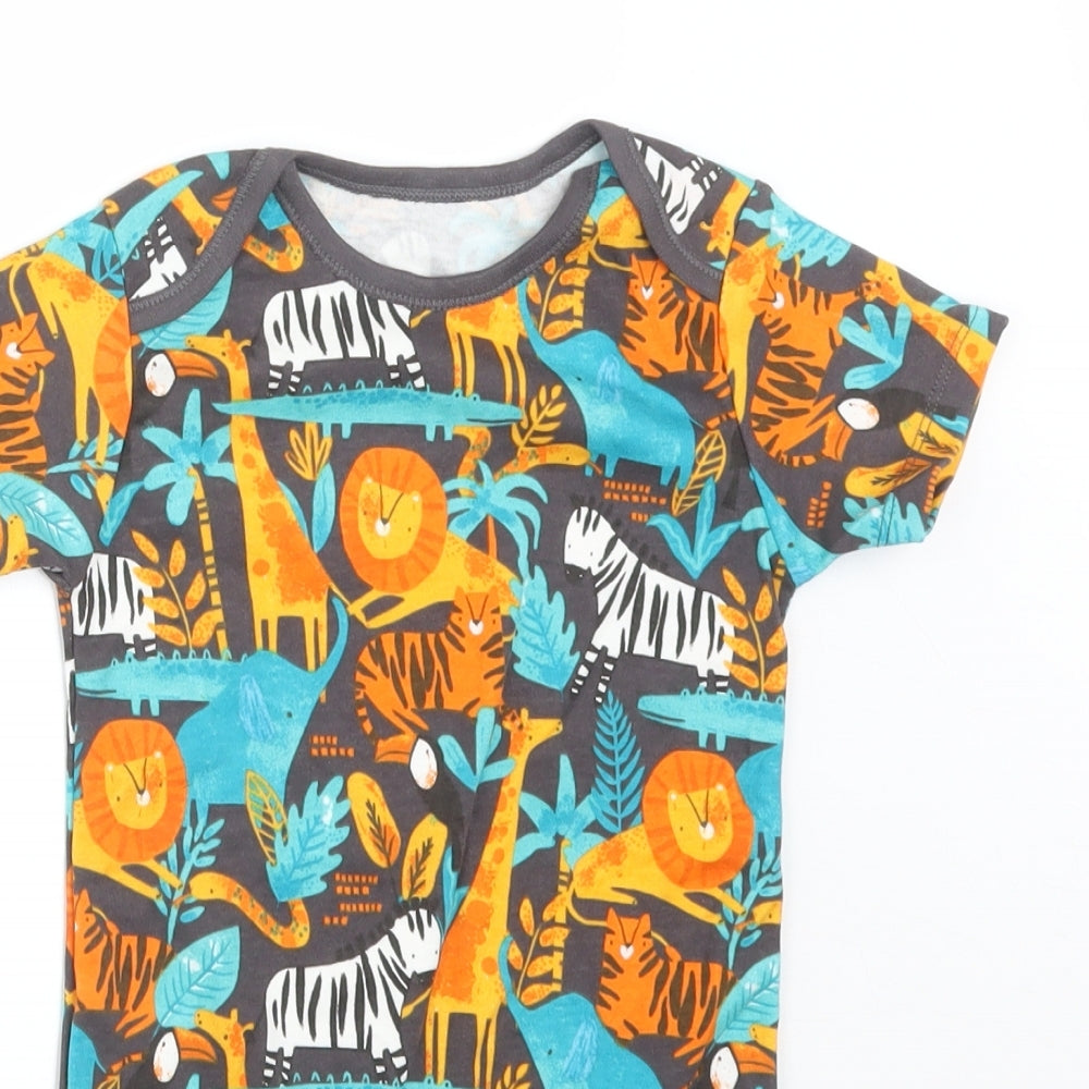 TU Boys Multicoloured Animal Print  Basic T-Shirt Size 2-3 Years