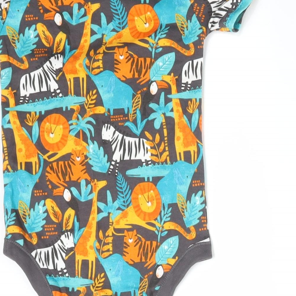 TU Boys Multicoloured Animal Print  Basic T-Shirt Size 2-3 Years