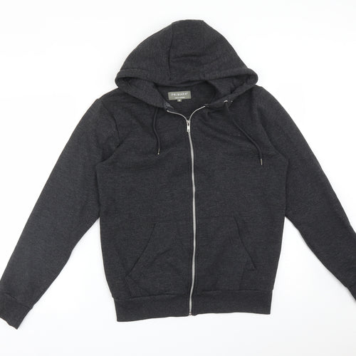 Primark Mens Grey   Full Zip Hoodie Size S