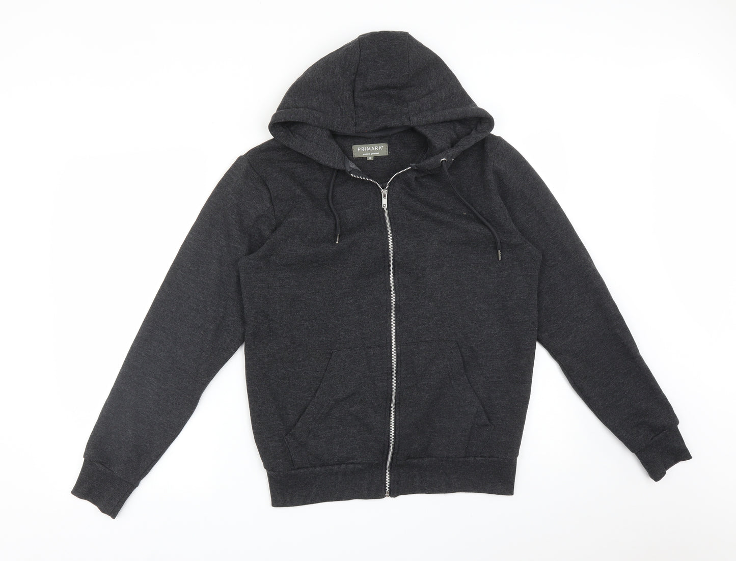 Primark Mens Grey   Full Zip Hoodie Size S