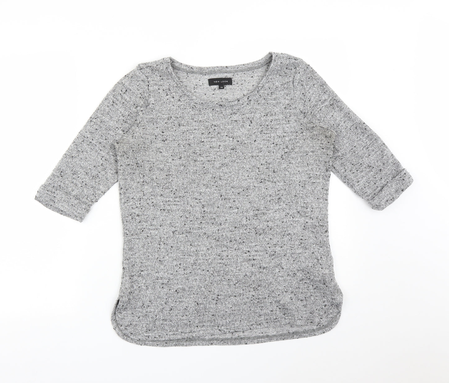 New Look Womens Grey   Basic T-Shirt Size 12