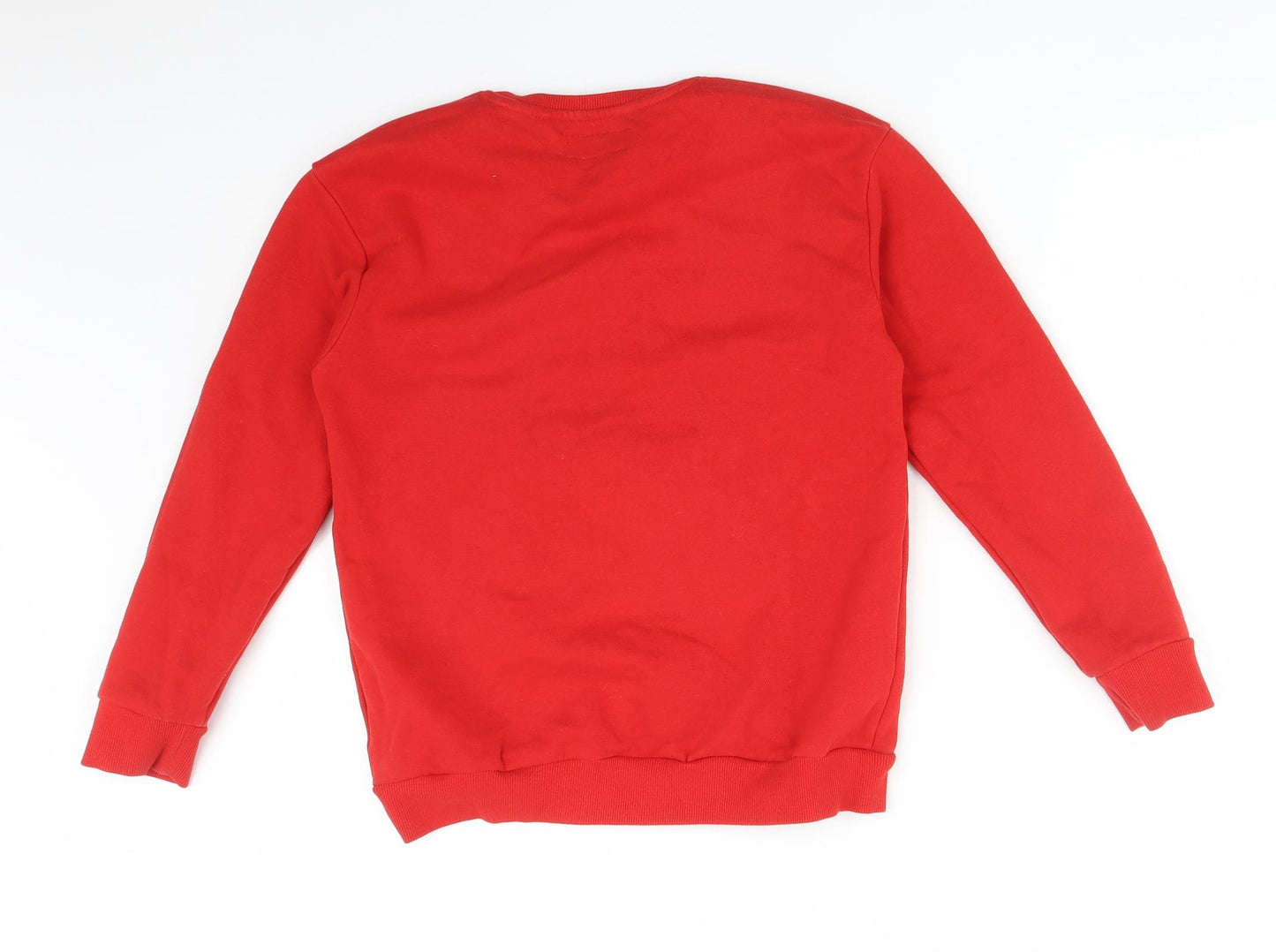 NEXT Boys Red   Pullover Sweatshirt Size 10 Years  - CHIRSTMAS