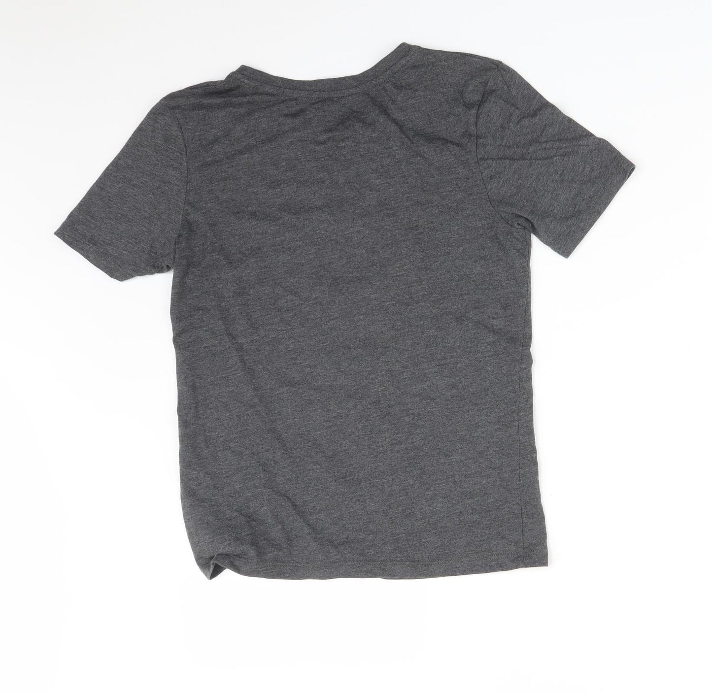 PEP&CO Girls Grey   Basic T-Shirt Size 13-14 Years  - MINECRAFT