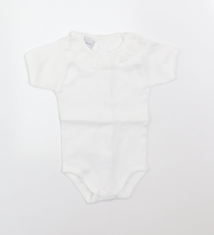 BABIDU Baby White Babygrow One-Piece Size 3-6 Months