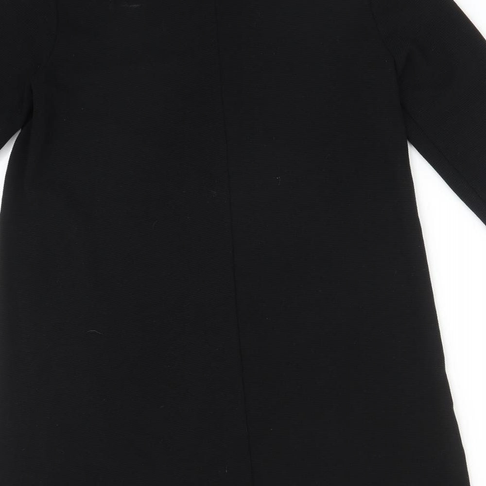 Boden Womens Black Striped  A-Line  Size 10