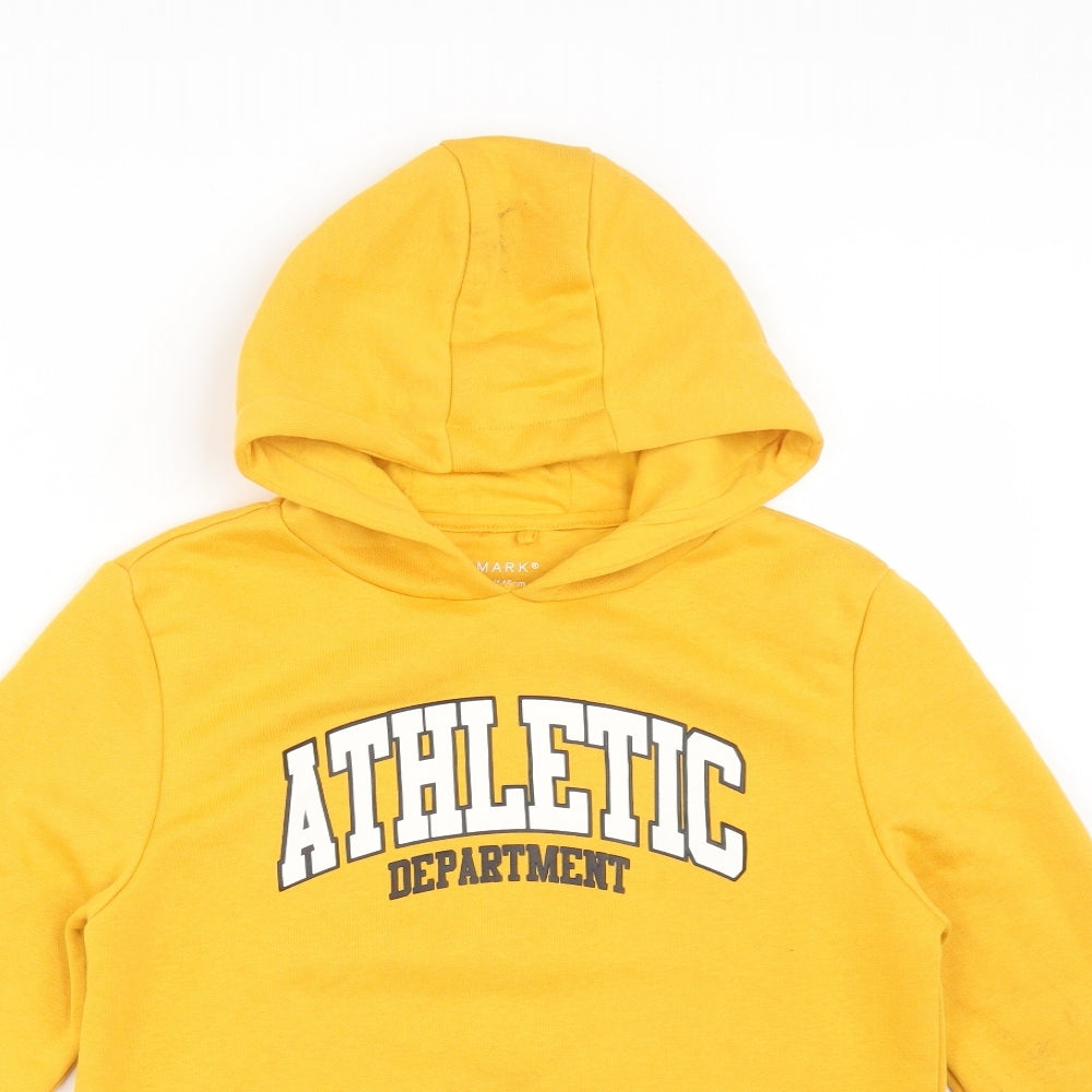 Primark Boys Yellow   Pullover Hoodie Size 10-11 Years  - ATHLETIC DEPARTMENT
