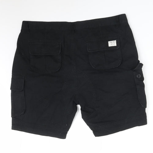 Firetrap Mens Black   Cargo Shorts Size 42