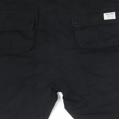Firetrap Mens Black   Cargo Shorts Size 42