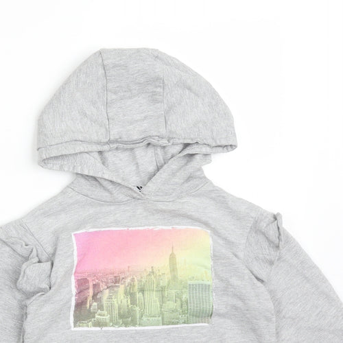 Very Girls Grey   Pullover Hoodie Size 6 Years  - CITY