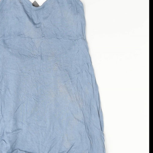 VERO MODA Womens Blue   Basic T-Shirt Size M